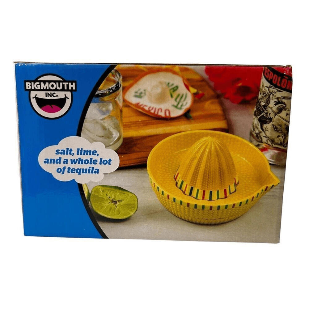 Bigmouth Inc. Sombrero Margarita Juicer Set -  3 in 1 Drink Prep